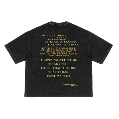 TWO D13 FOR SCOPE WAFFLE BOX TEE