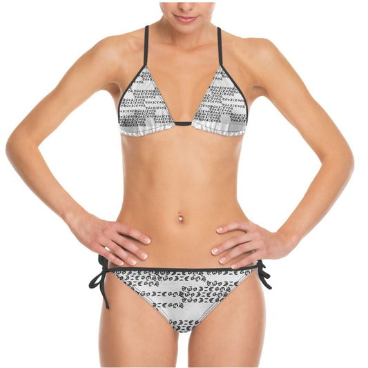 AMBI PIXEL MONOGRAM BIKINI
