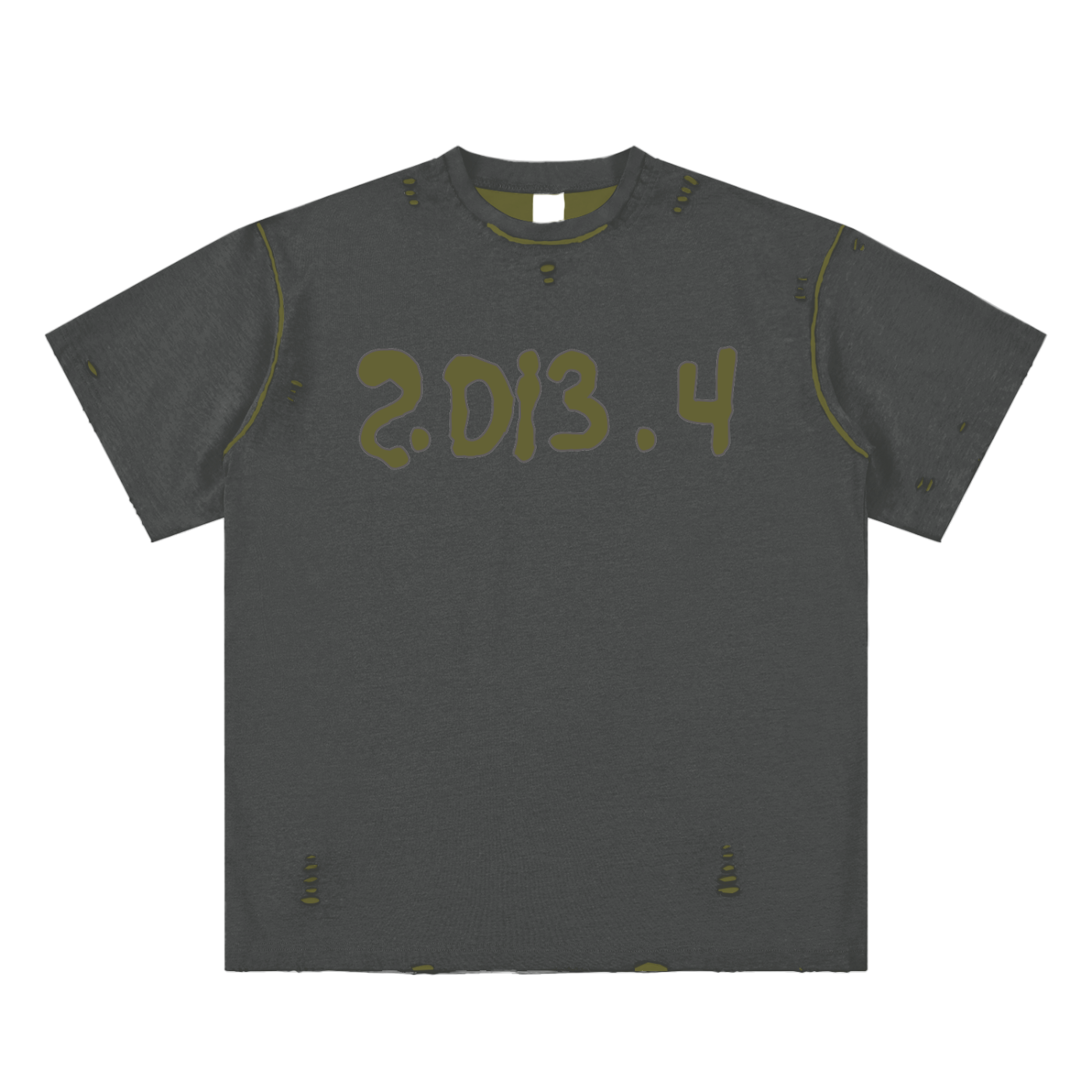 2D134 VIEWPOINT R3V3RS3 OLIVE TEE