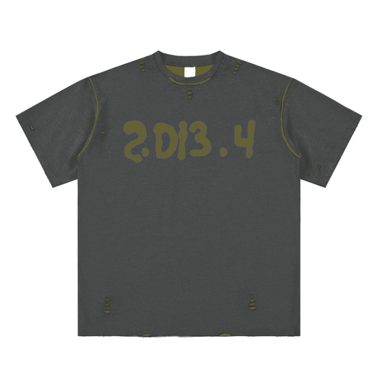 2D134 VIEWPOINT R3V3RS3 OLIVE TEE