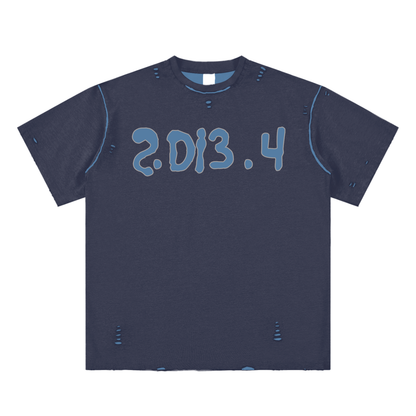 2D134 VIEWPOINT R3V3RS3 NAVY TEE