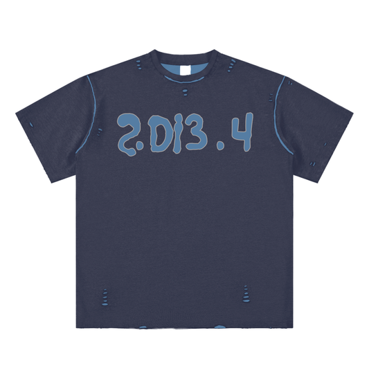 2D134 VIEWPOINT R3V3RS3 NAVY TEE